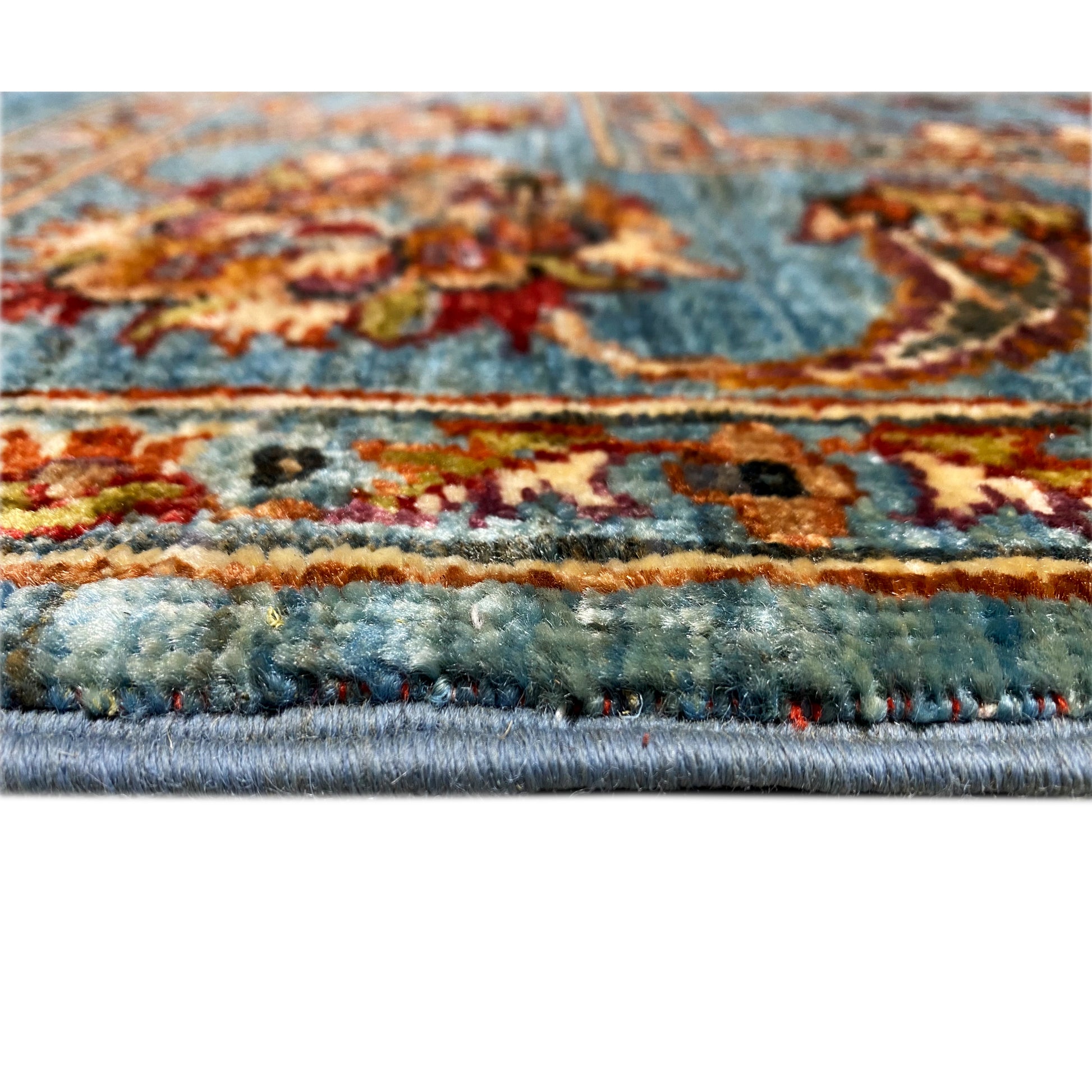 Blauer Khorjin Teppich 204x154 cm - German Carpet Shop