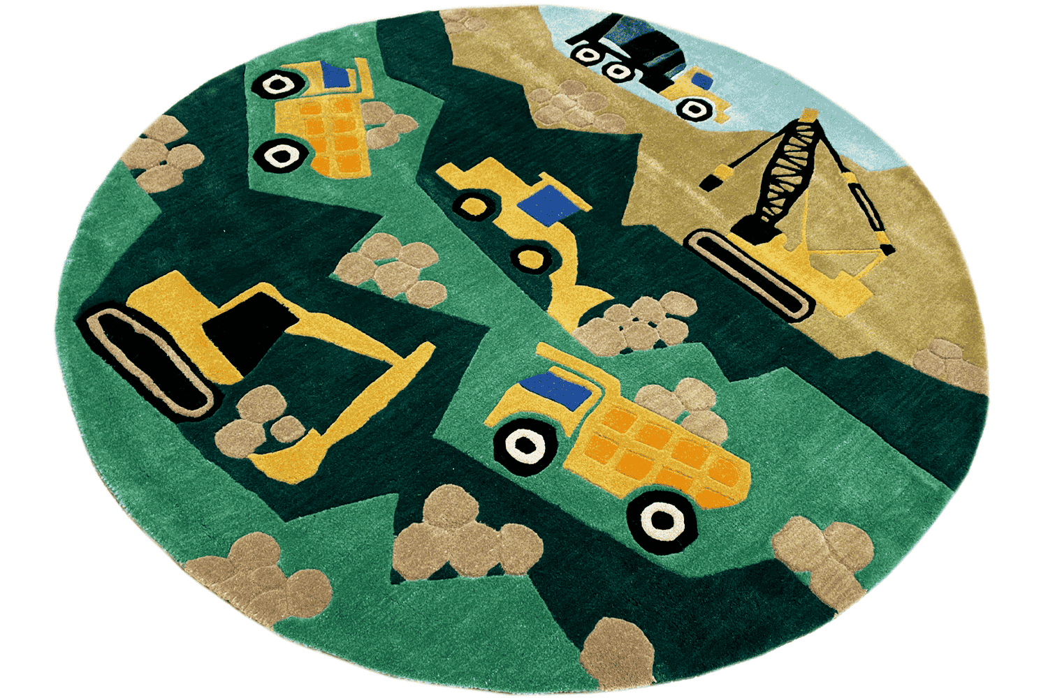 Kinder-Bagger Teppich, 150x150cm - German Carpet Shop