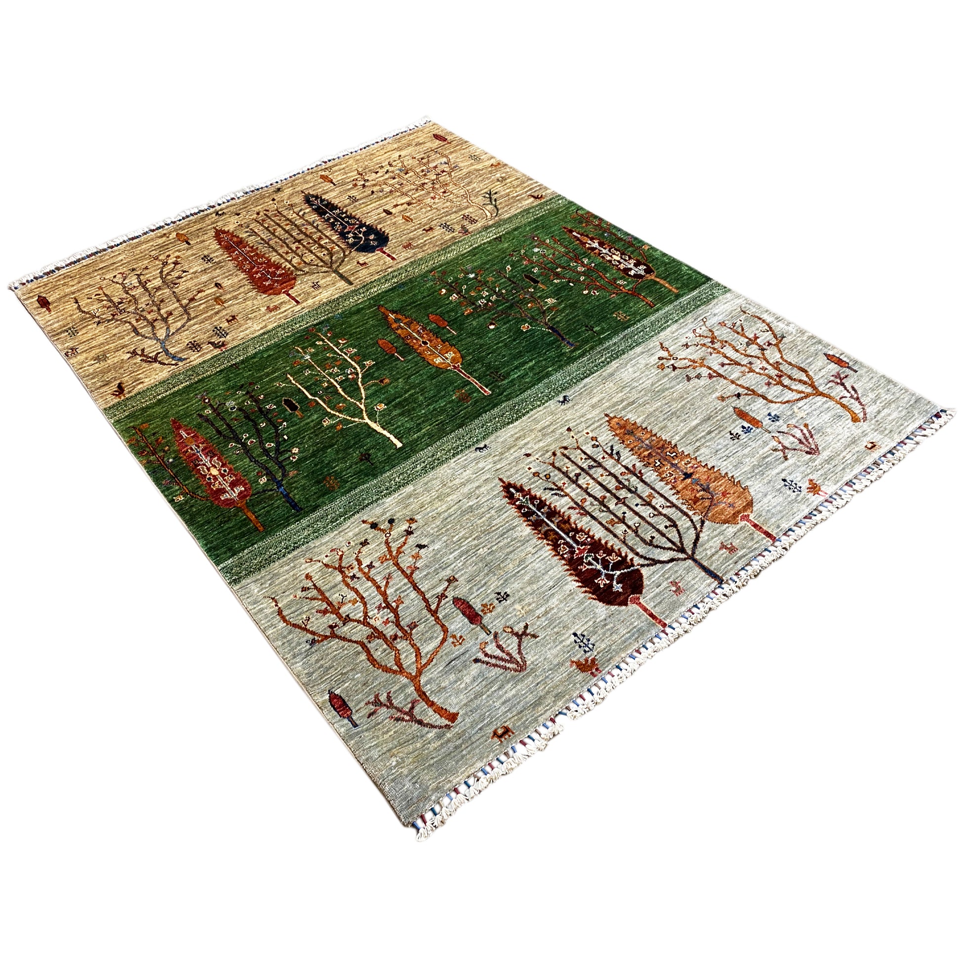 Bunter Khorjin Teppich 201x157 cm - German Carpet Shop
