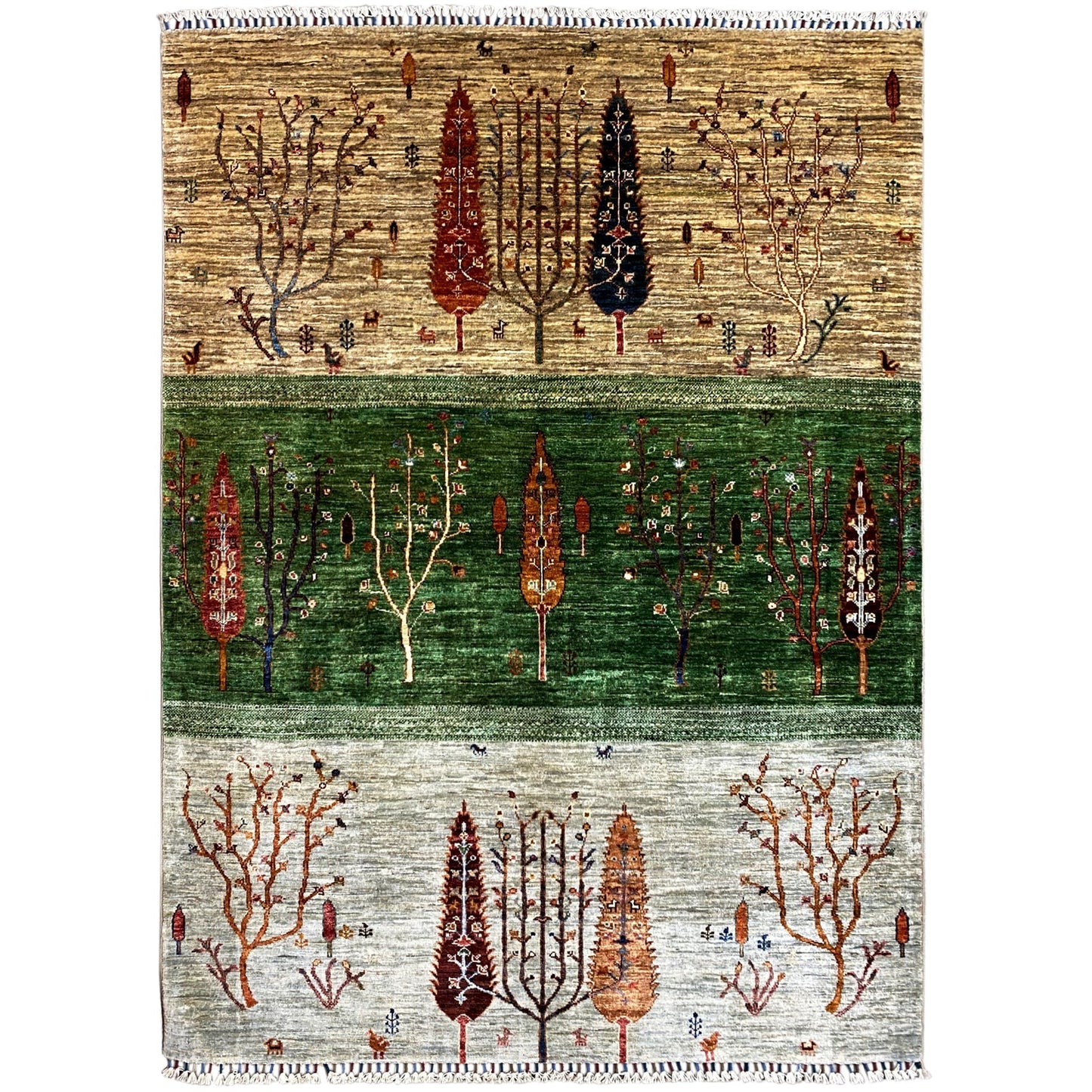 Bunter Khorjin Teppich 201x157 cm - German Carpet Shop