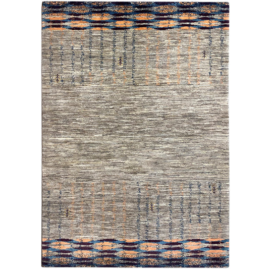 Gabbeh Teppich Grau 200x148 cm - German Carpet Shop