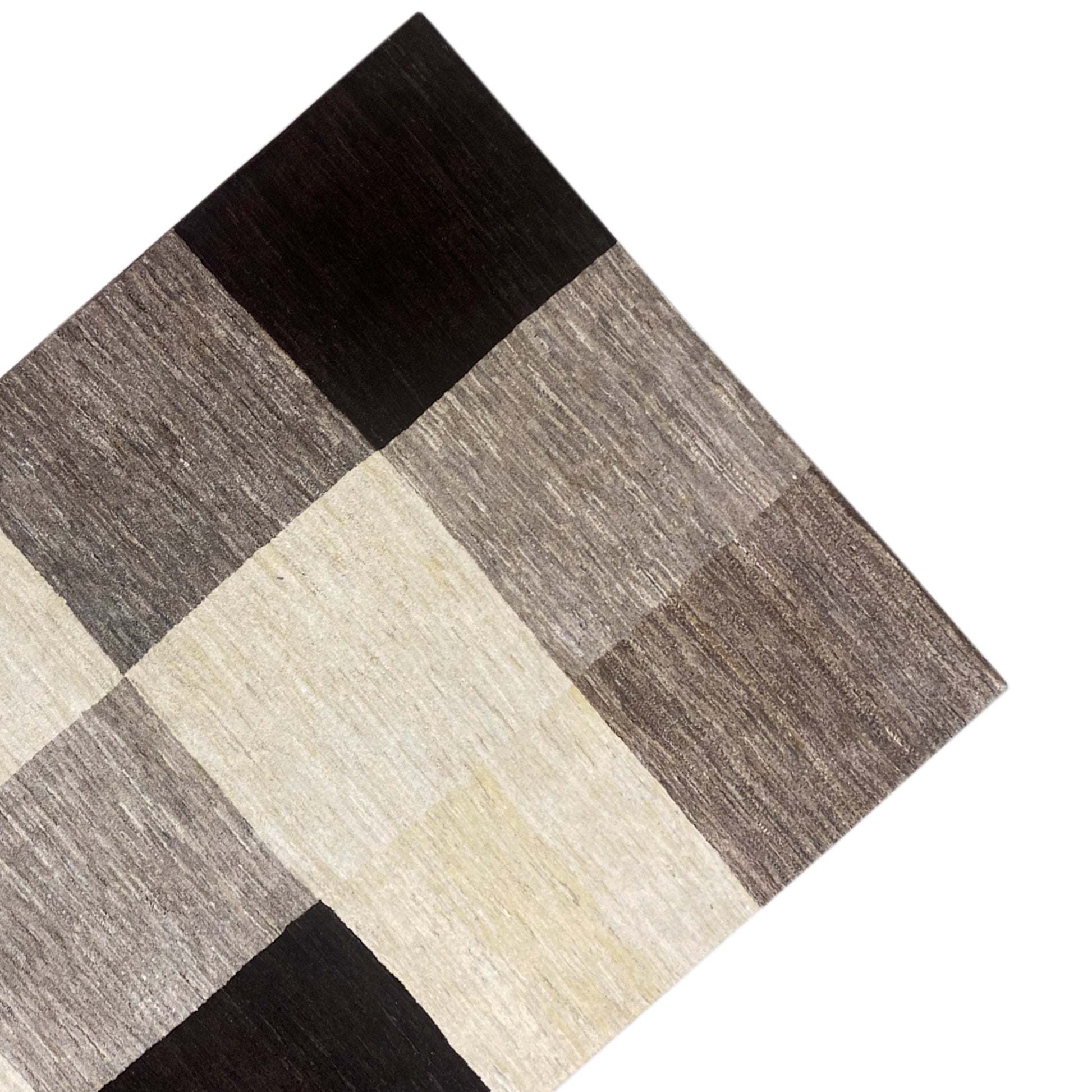 Gabbeh Teppich Beige Schwarz 240x169 cm - German Carpet Shop