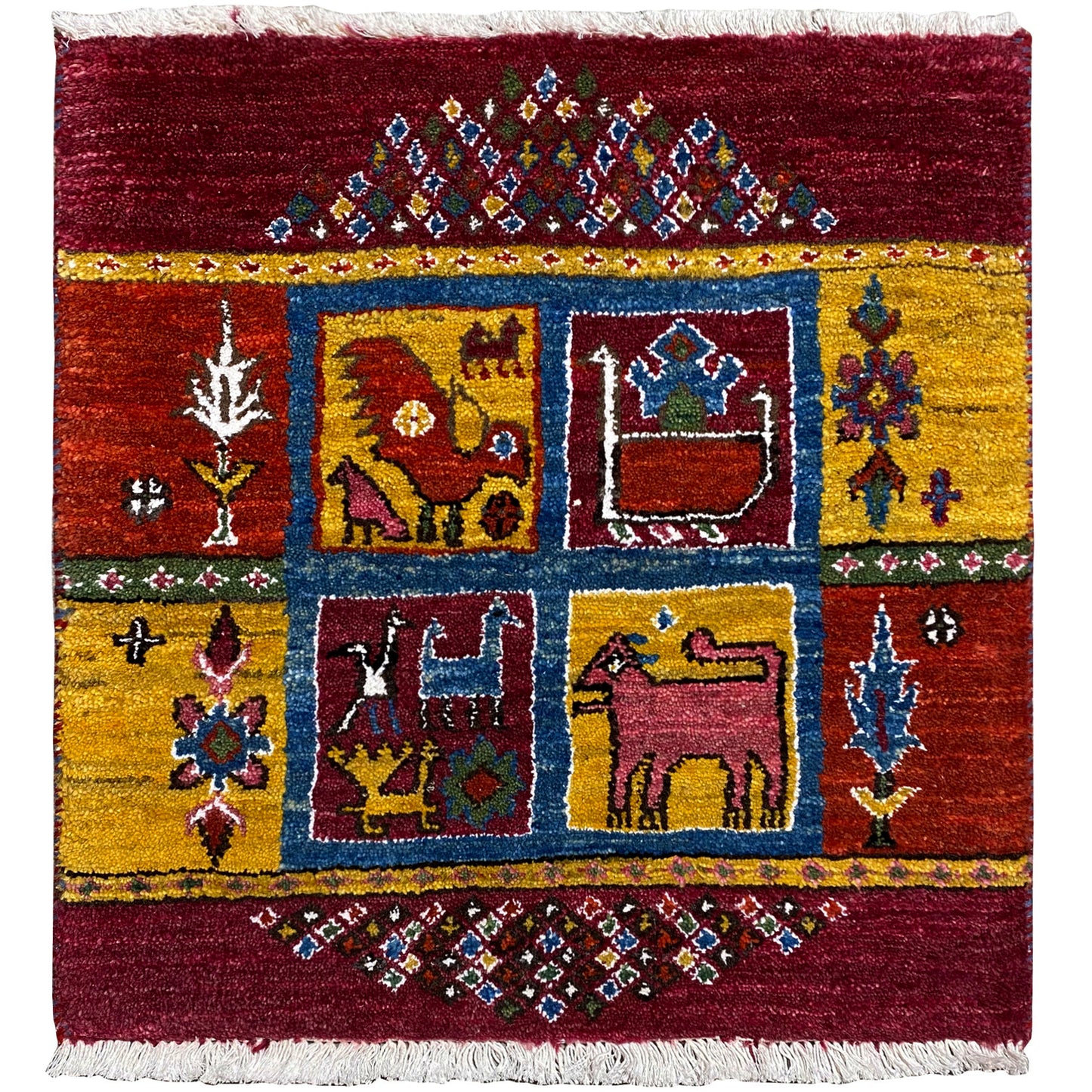 Gabbeh Teppich Lori 58x54 cm - German Carpet Shop