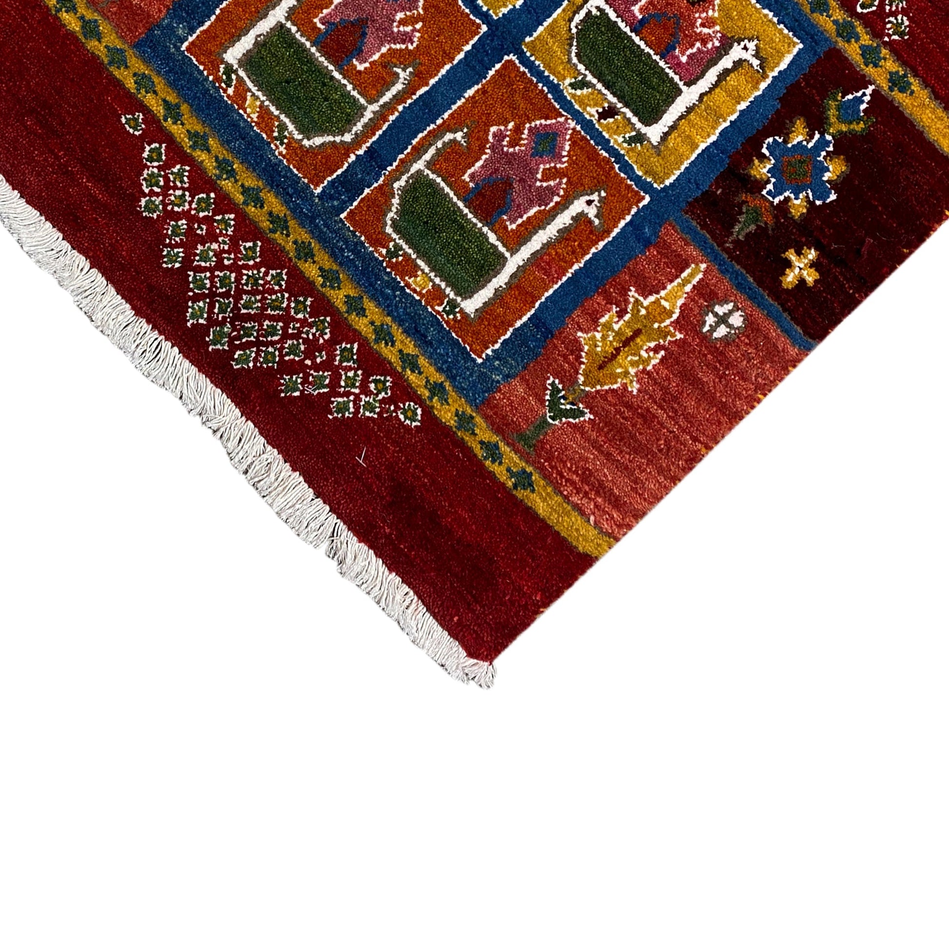 Gabbeh Teppich Lori 56x56 cm - German Carpet Shop
