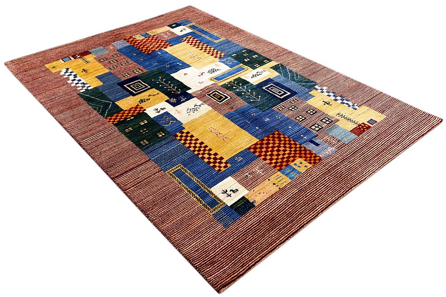 Gabbeh - Lori Teppich (180x240 cm / 6x8 ft) - German Carpet Shop
