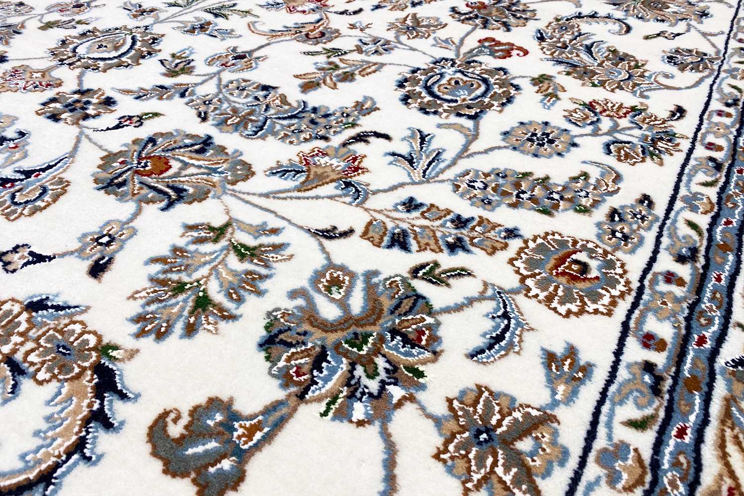 Indo Nain Teppich - Beige (306x201cm) - German Carpet Shop