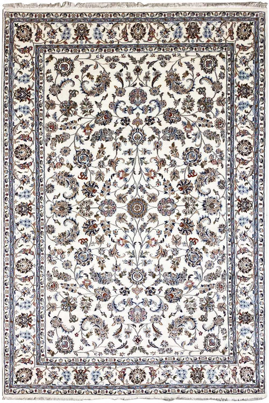 Indo Nain Teppich - Beige (306x201cm) - German Carpet Shop