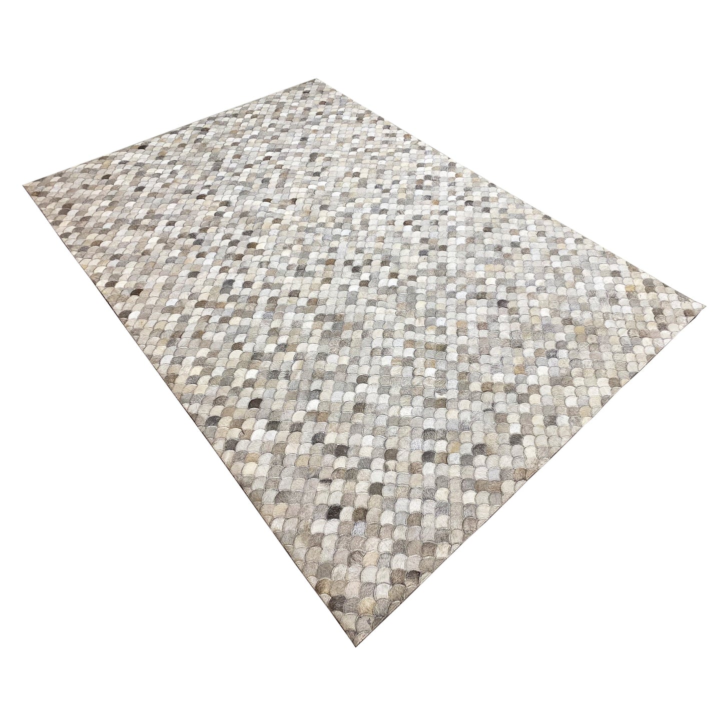 Muschel Kalbsleder Teppich 228x159 cm - German Carpet Shop