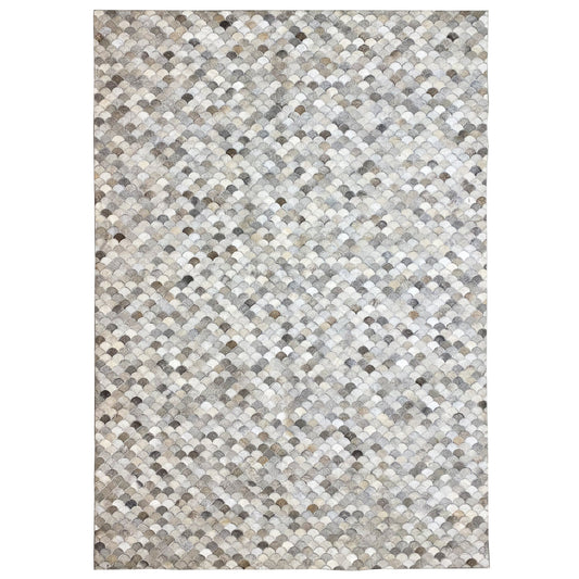 Muschel Kalbsleder Teppich 228x159 cm - German Carpet Shop