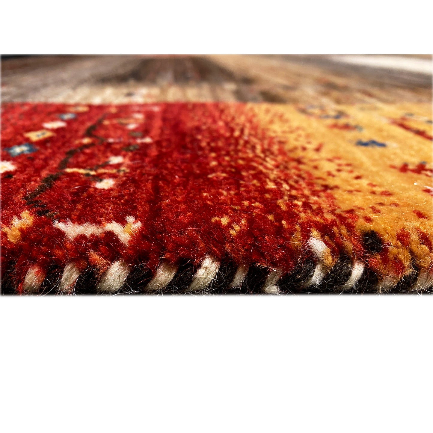 Luri Teppich Braun Multi 182x118cm - Premium Gabbeh Luri Teppich from German Carpet Shop - Just €1343! Shop now at German Carpet Shop