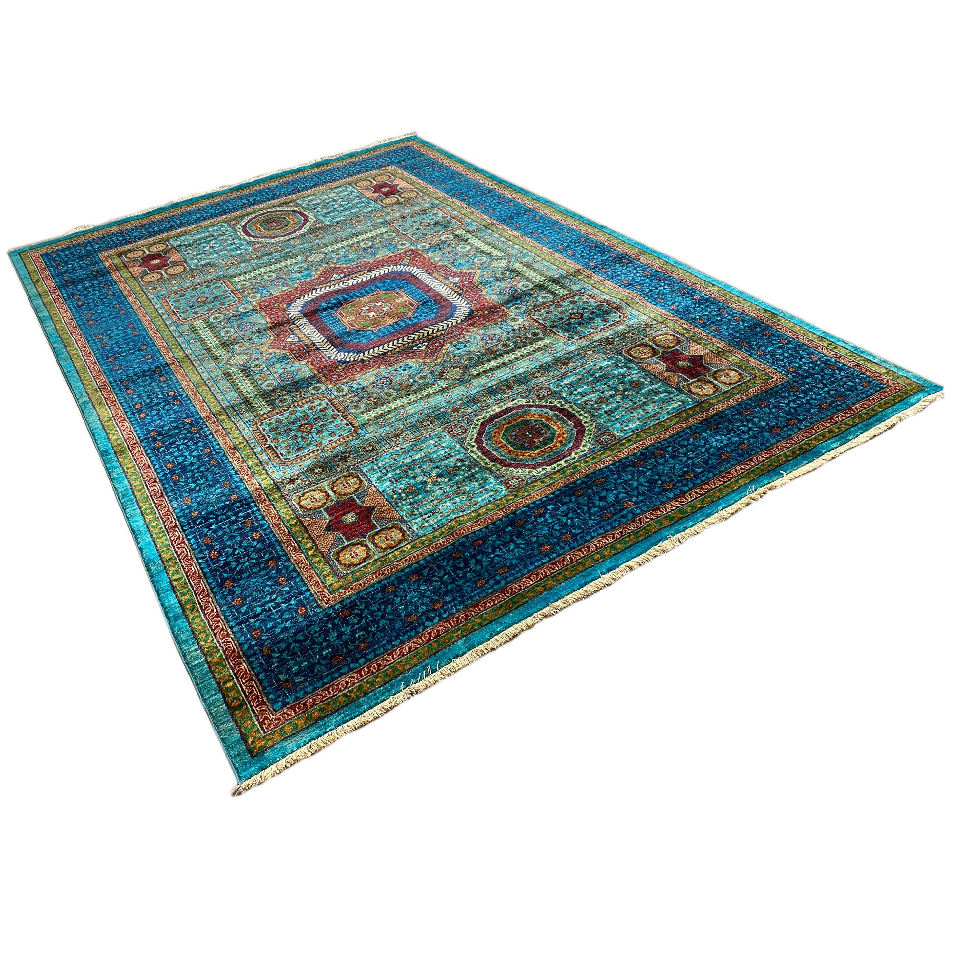 Handgeknüpfter Mamluk Teppich 302x212 cm - German Carpet Shop