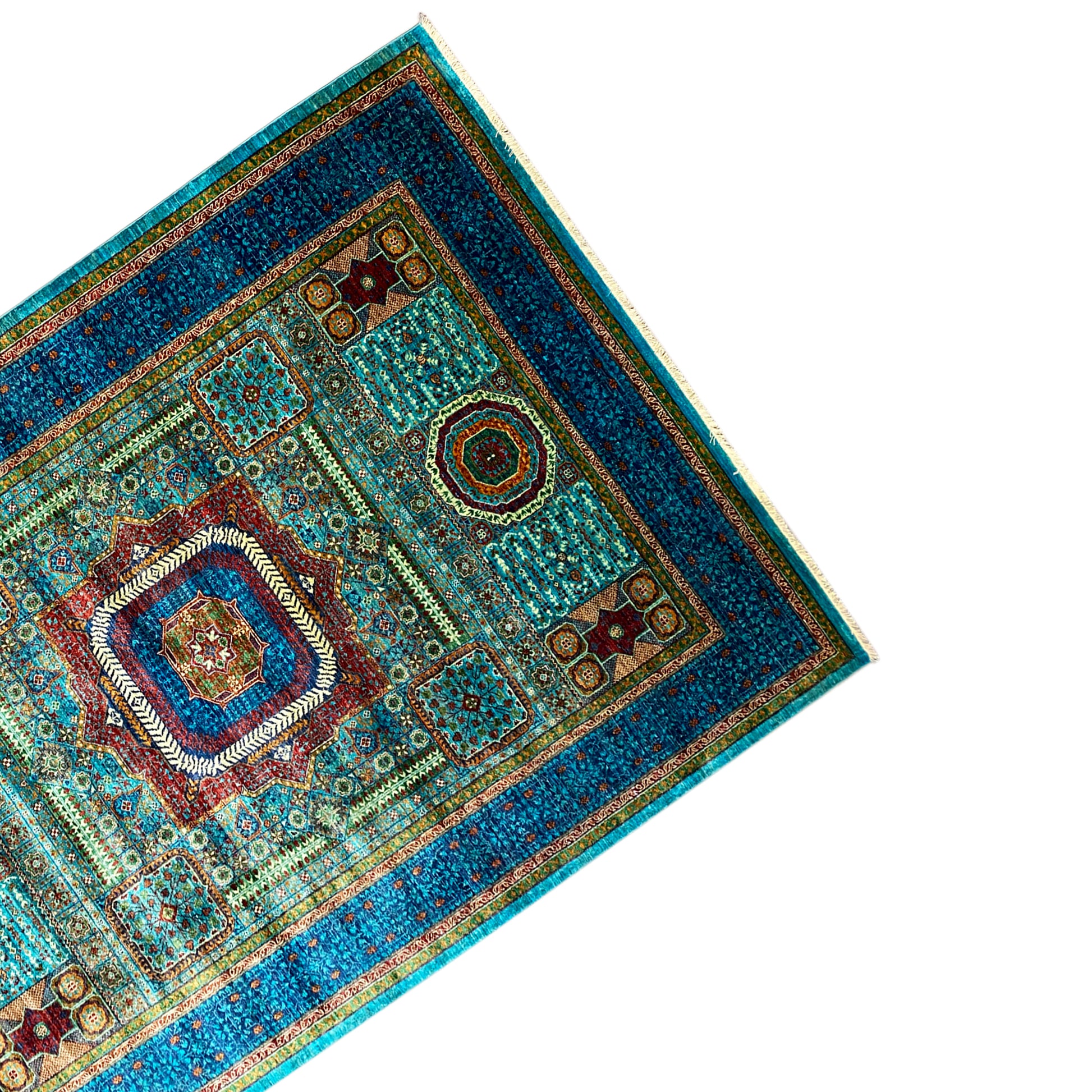 Handgeknüpfter Mamluk Teppich 302x212 cm - German Carpet Shop