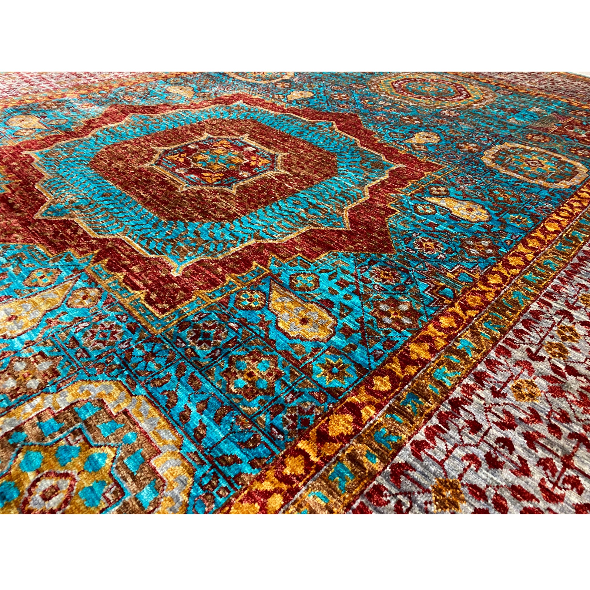 Handgeknüpfter Mamluk Teppich 306x209 cm - German Carpet Shop