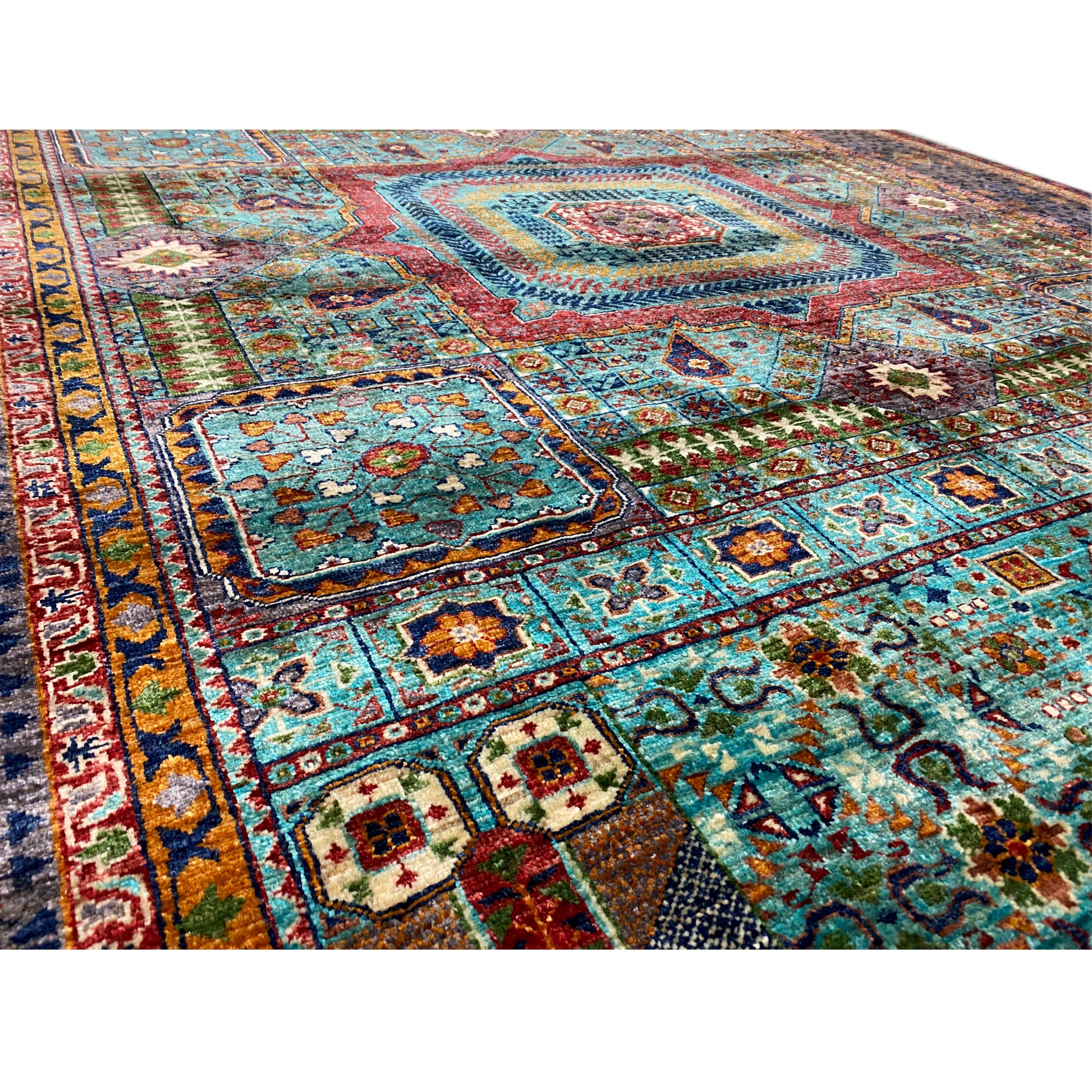 Handgeknüpfter Mamluk Teppich 303x221 cm - German Carpet Shop