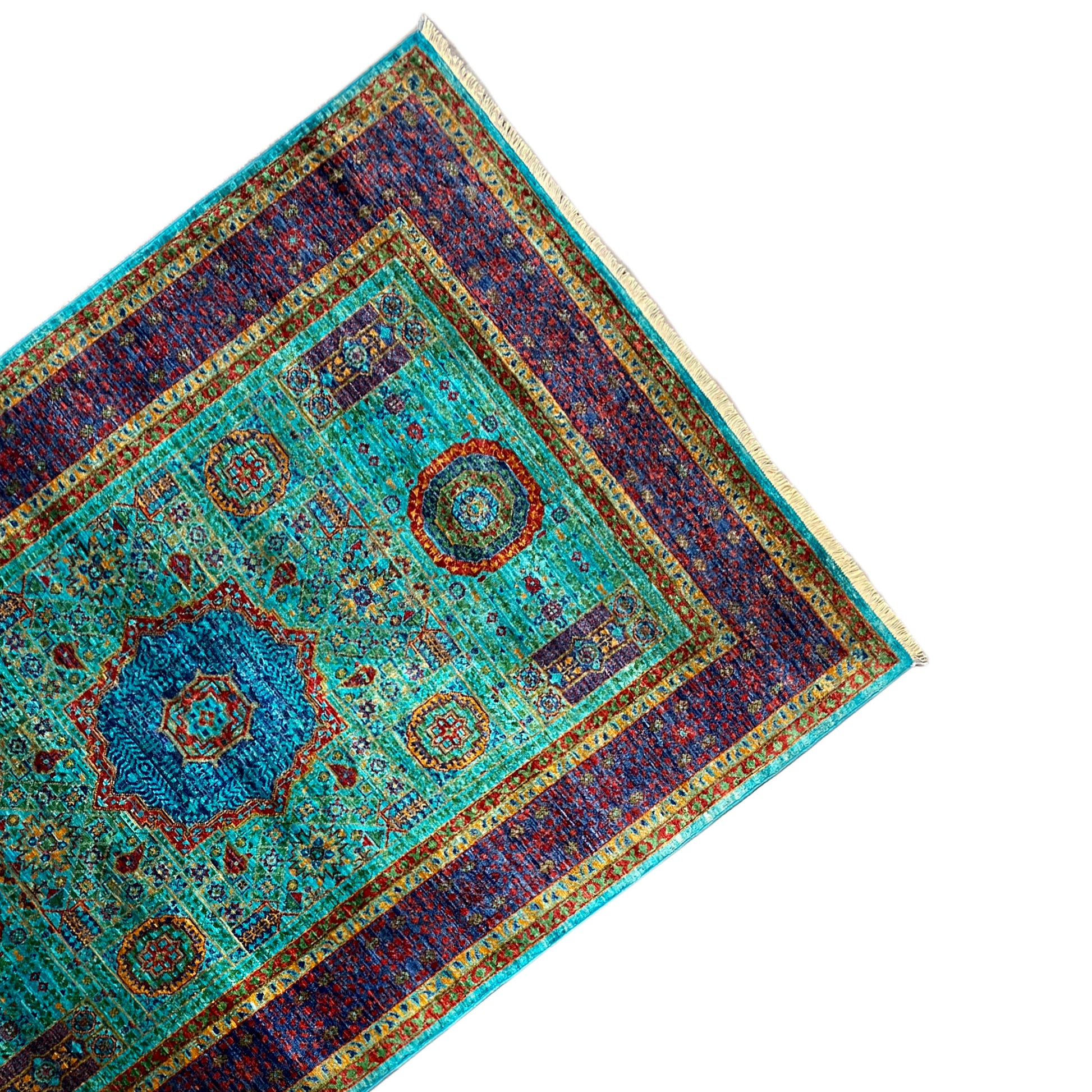 Handgeknüpfter Mamluk Teppich 188x129 cm - German Carpet Shop