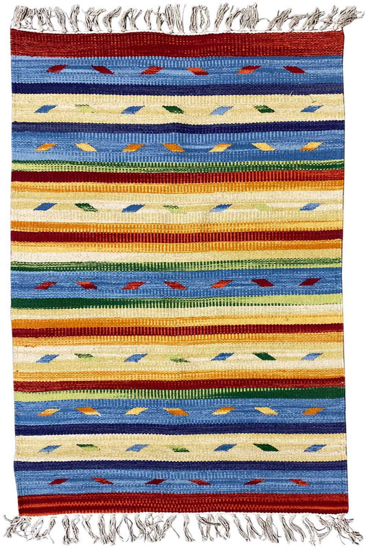 Moderne Kelim Teppich - Samak (60x90 cm) - German Carpet Shop
