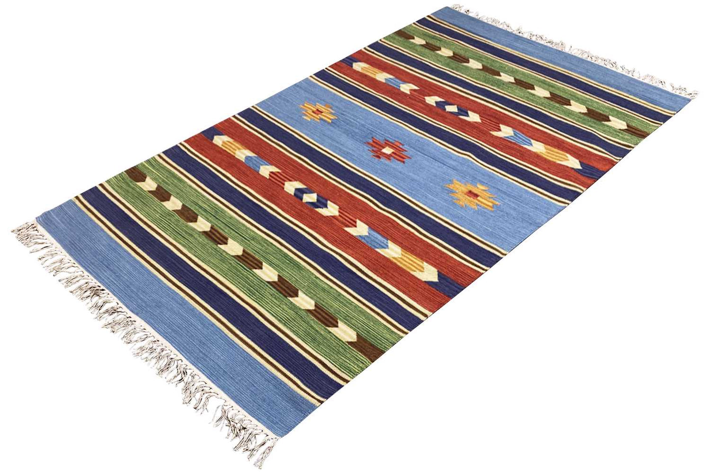 Moderner Kelim Teppich - Samak (140X200 cm) - German Carpet Shop