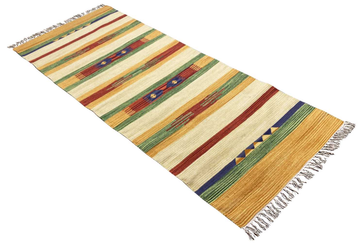 Moderner Kelim Teppich - Samak (80x200 cm) - German Carpet Shop