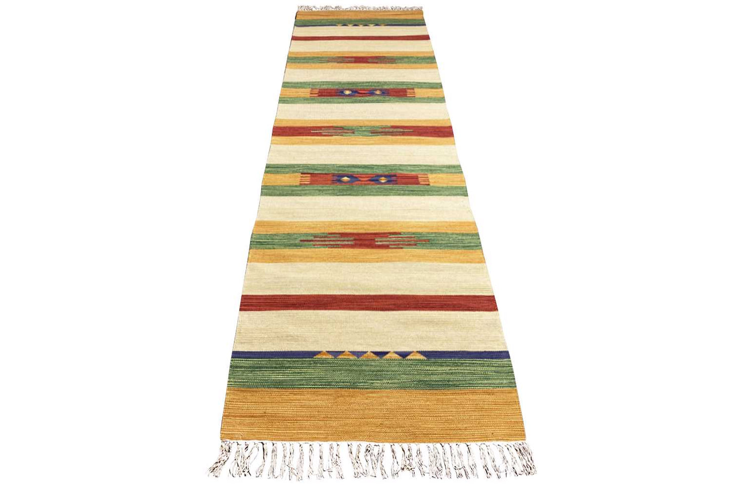 Moderner Kelim Läufer Teppich - Samak (80x300 cm) - German Carpet Shop