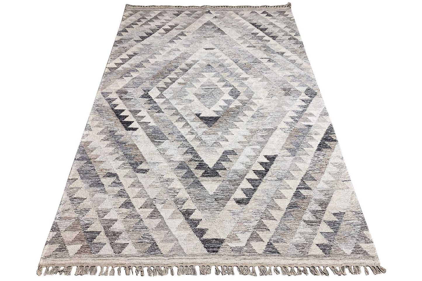 Moderne Kelim - Dhurrie - (237x155 cm) - German Carpet Shop