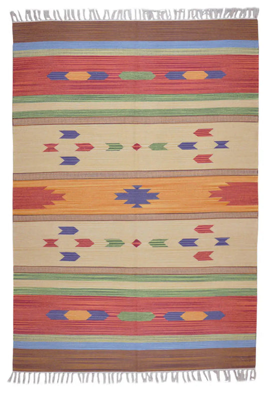 Moderner Kelim - Samak Multicolor - German Carpet Shop