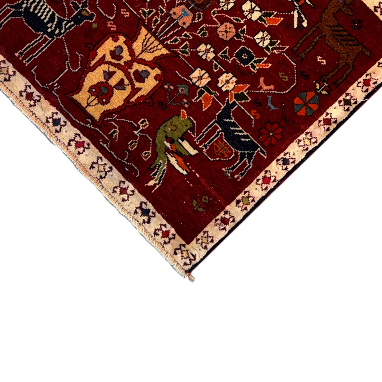 Roter Poshti Teppich 62x58 cm - German Carpet Shop
