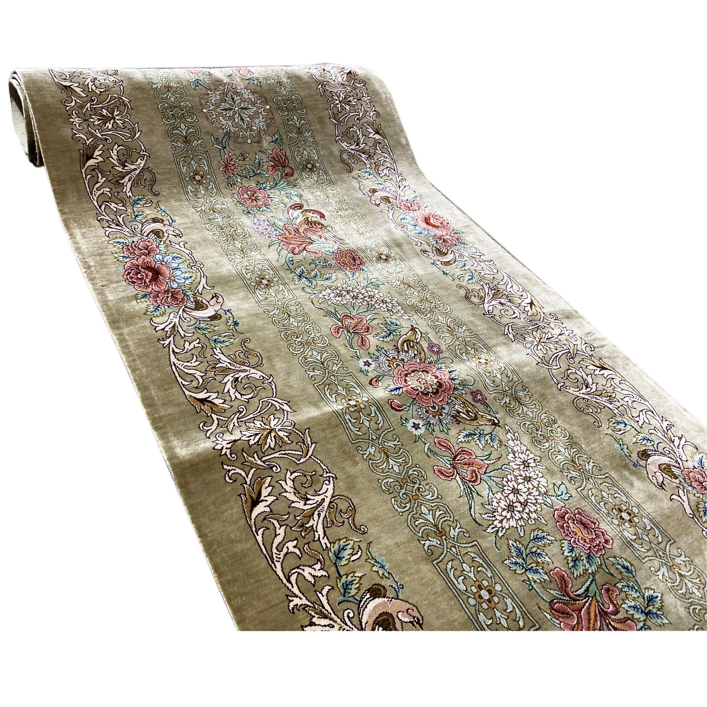 Ghom Seide Teppich - 904736 (195x53 cm)