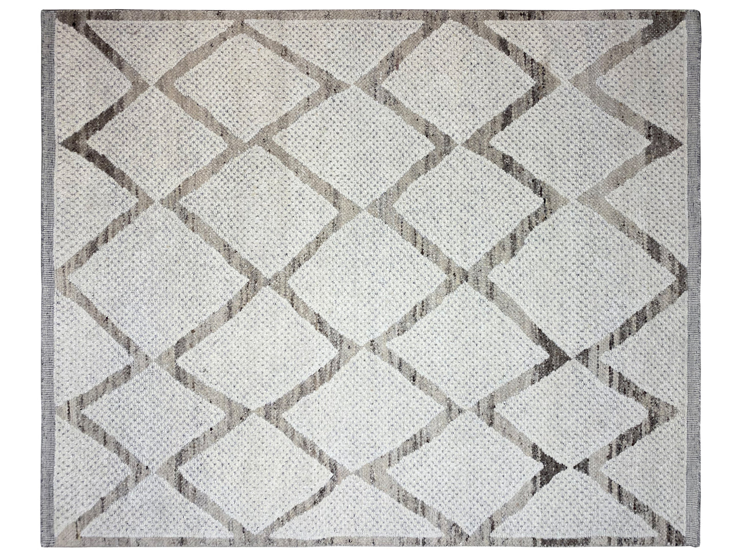 Weicher Wollteppich im Berber Stil für moderne Räume