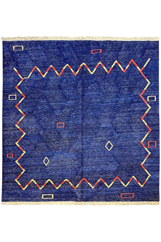 Kilim Qashqai - (143x124cm) - German Carpet Shop