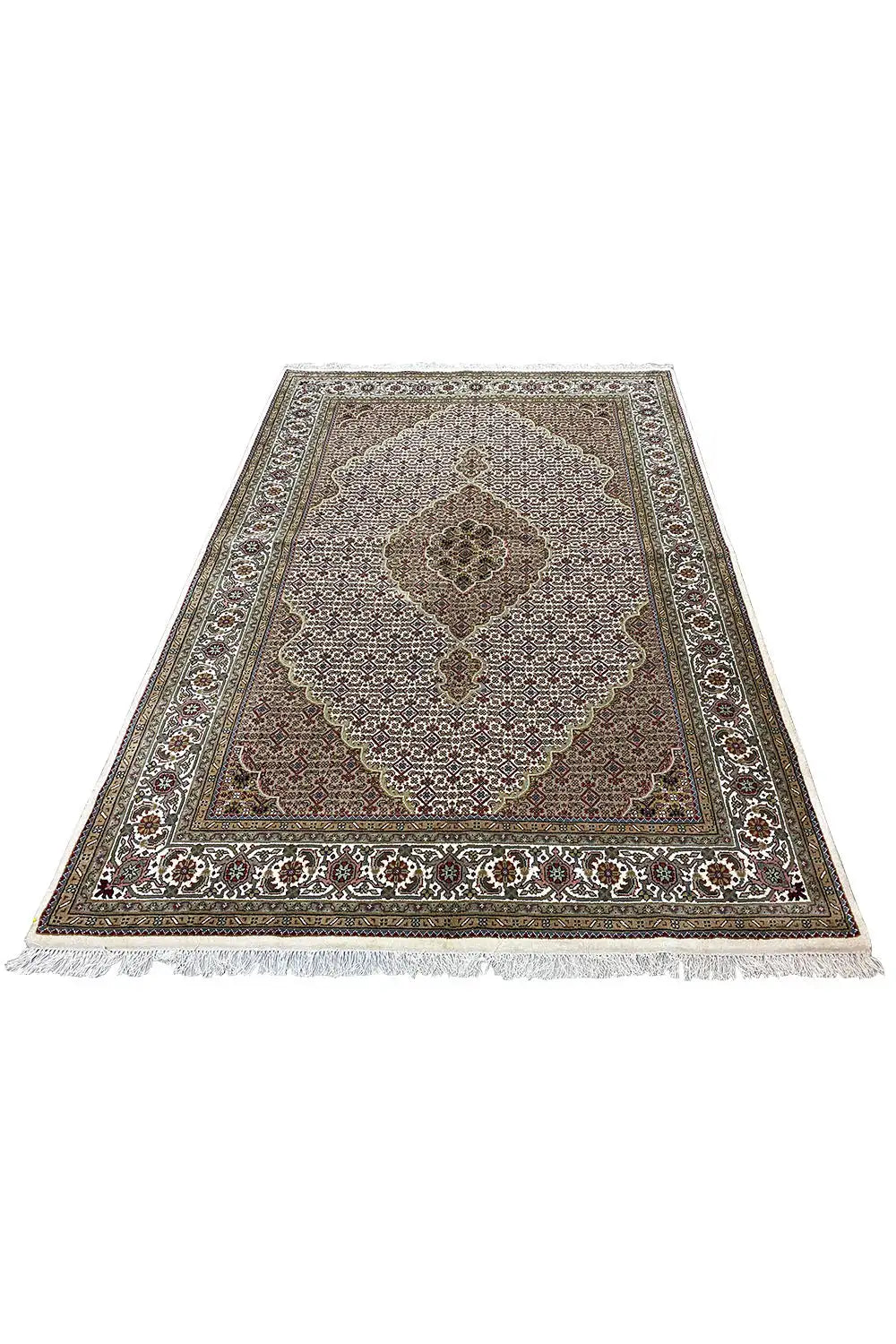 Indo Täbriz Teppich - 1419411 (245x173 cm) - Premium Mahi from German Carpet Shop - Just €800! Shop now at German Carpet Shop