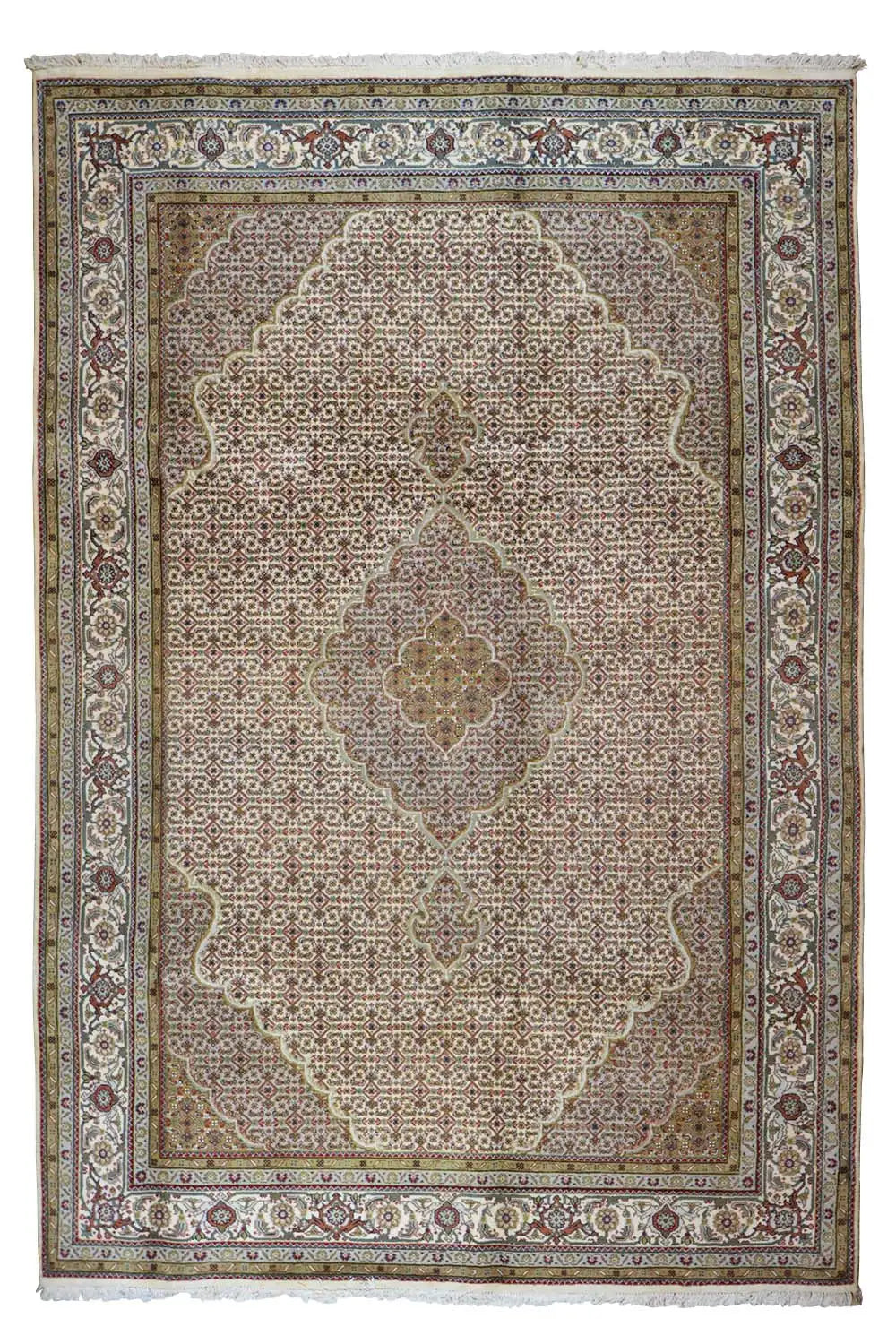 Indo Täbriz Teppich - 1819415 (302x200 cm) - Premium Mahi from German Carpet Shop - Just €1200! Shop now at German Carpet Shop