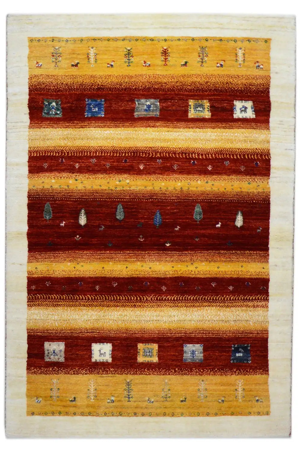Gabbeh - (149x99 cm) - Premium Gabbeh from German Carpet Shop - Just €900! Shop now at German Carpet Shop