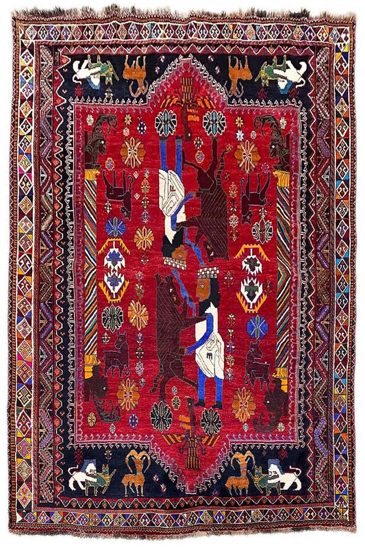 Shiraz - 3758955818 (251x183 cm) - Premium Teppich from German Carpet Shop - Just €990! Shop now at German Carpet Shop