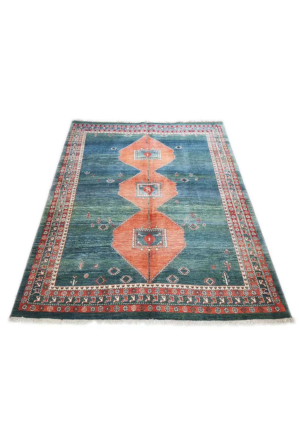Yalameh Kooh Sabz Teppich - 6267 (244x176 cm) - Premium Teppich from German Carpet Shop - Just €999! Shop now at German Carpet Shop