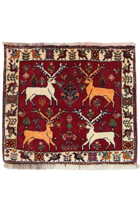Poschti - Qashqai (61x54 cm) - German Carpet Shop