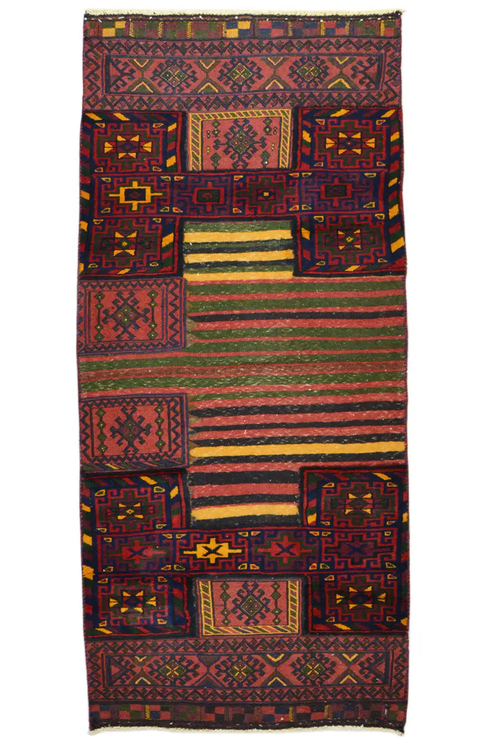 Kelim - Bakhtiari (248x97 cm) - German Carpet Shop