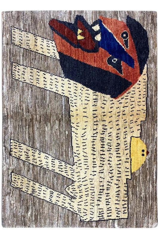 Löwen Gabbeh (118x80 cm) - German Carpet Shop
