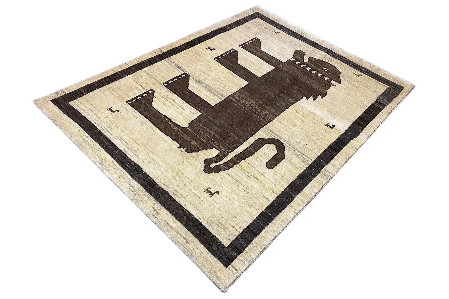 Löwen Gabbeh (189x143m) - German Carpet Shop