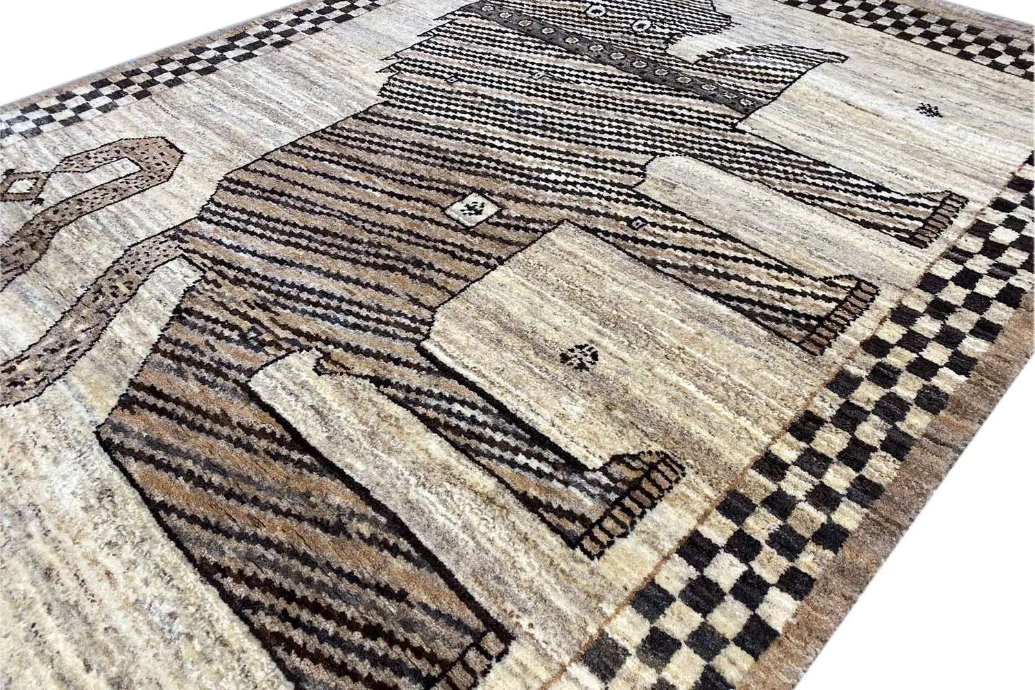 Löwen Gabbeh (179x122 cm) - German Carpet Shop