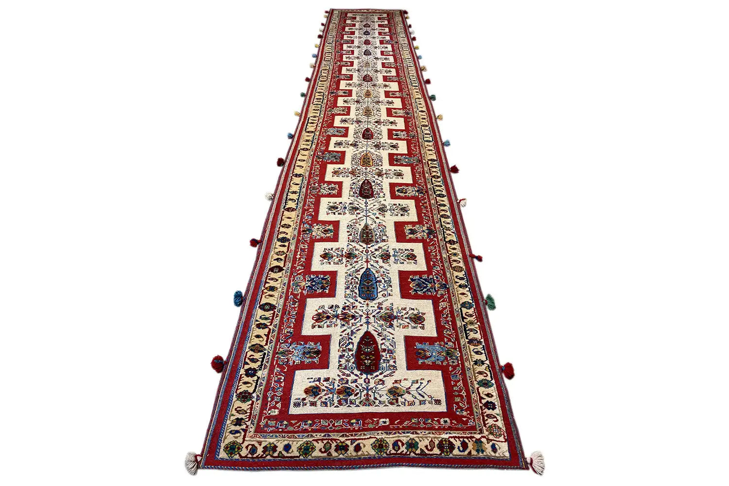 Soumakh Läufer (572x99 cm) - Premium Soumakh from German Carpet Shop - Just €3038! Shop now at German Carpet Shop