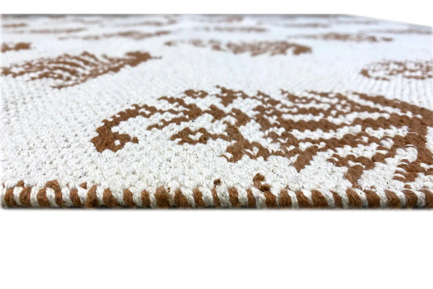 Moderne Kelim - Samak 06 Brown - German Carpet Shop