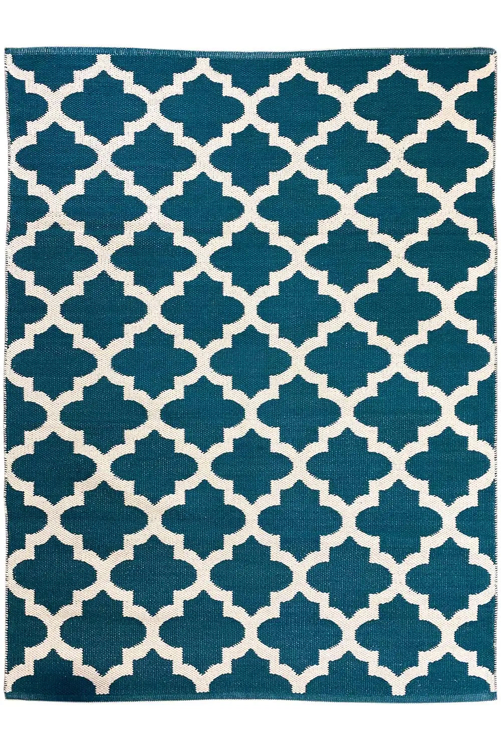 Moderner Kelim - Samak 03 Green - German Carpet Shop