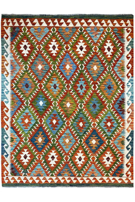 Kelim Afghan - (209x148cm) - German Carpet Shop