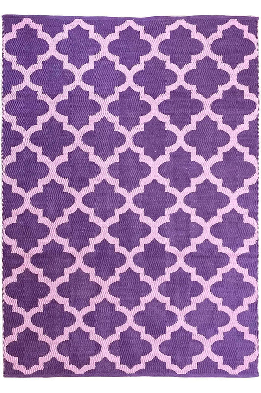 Moderner Kelim - Samak 03 Violet - German Carpet Shop