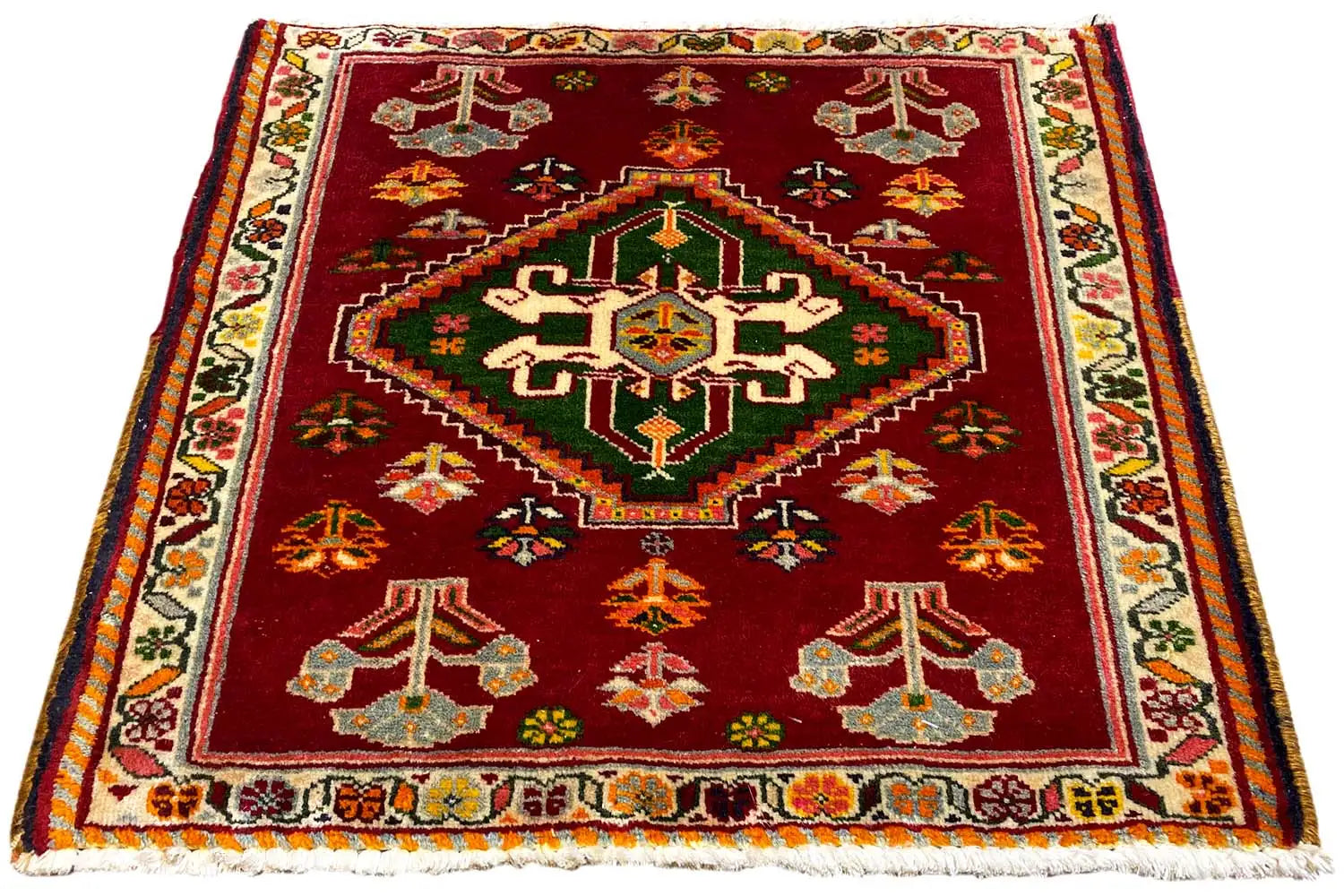 Poshti - Qashqai (62x57cm) - German Carpet Shop