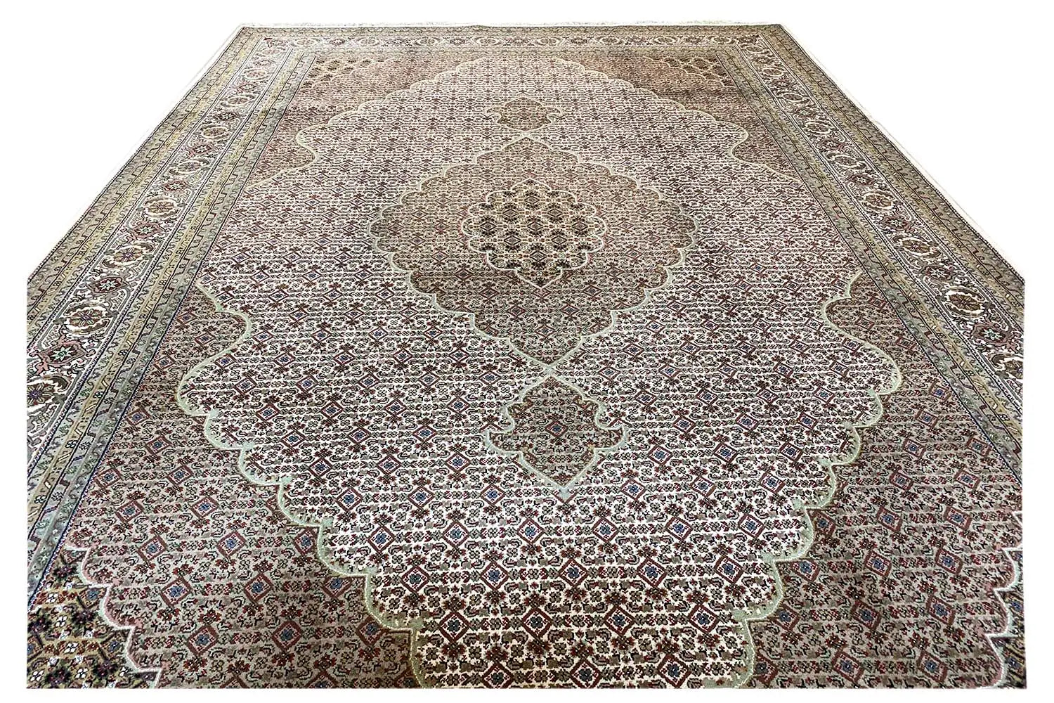 Indo Täbriz Teppich - (355x250cm) - German Carpet Shop