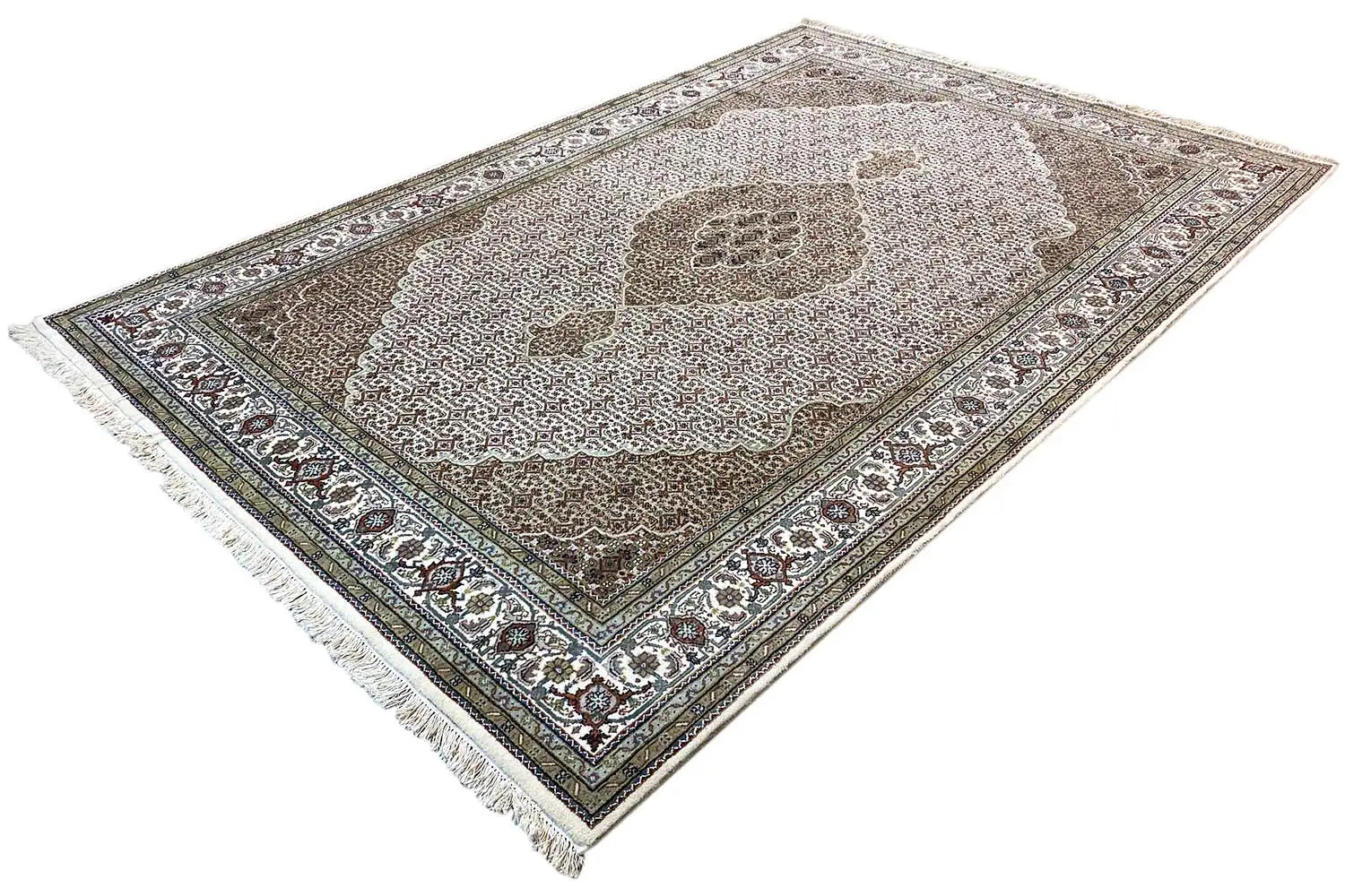 Indo Täbriz Teppich - (294x197cm) - German Carpet Shop