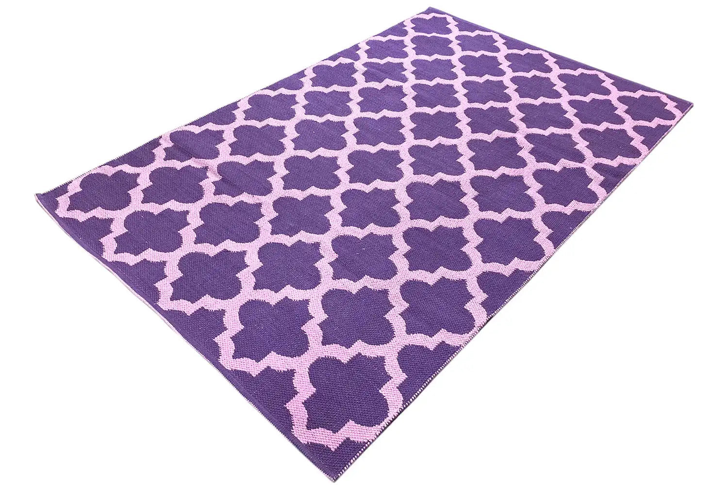 Moderner Kelim - Samak 03 Violet - German Carpet Shop