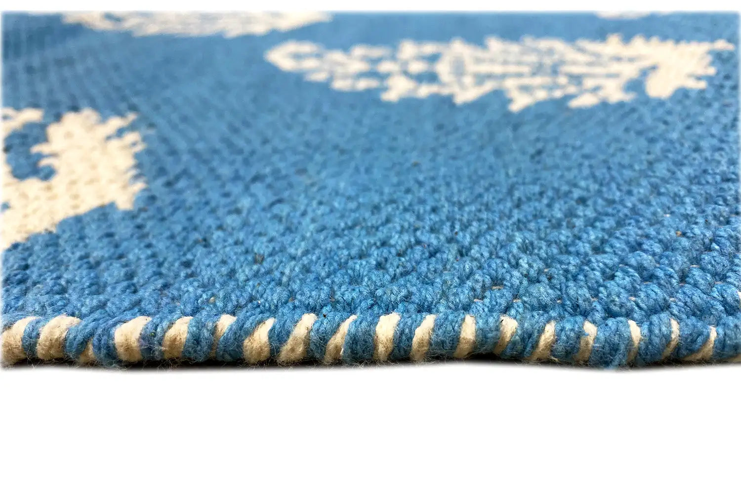 Moderne Kelim - Samak 06 Blue - German Carpet Shop