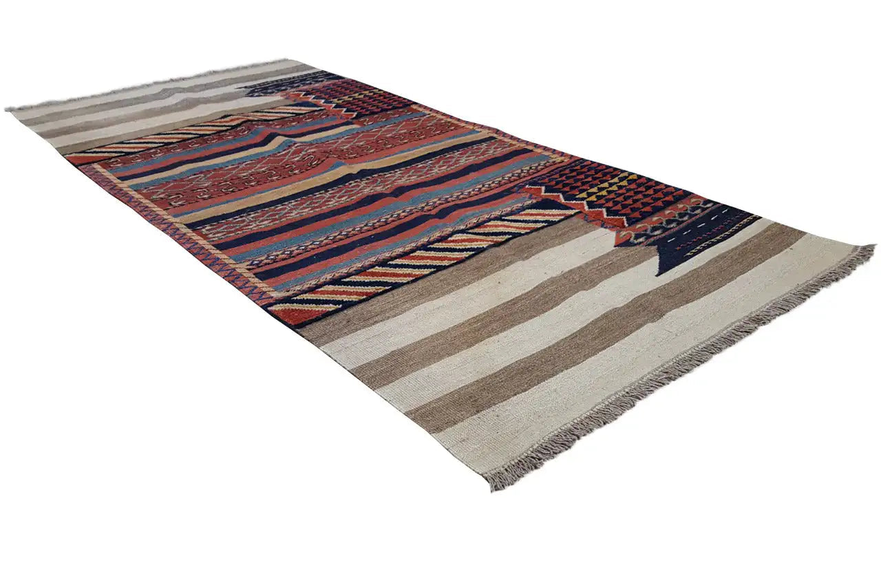 Kelim Bakhtiari (210x102 cm) - Premium Teppich from German Carpet - Just €799! Shop now at German Carpet Shop